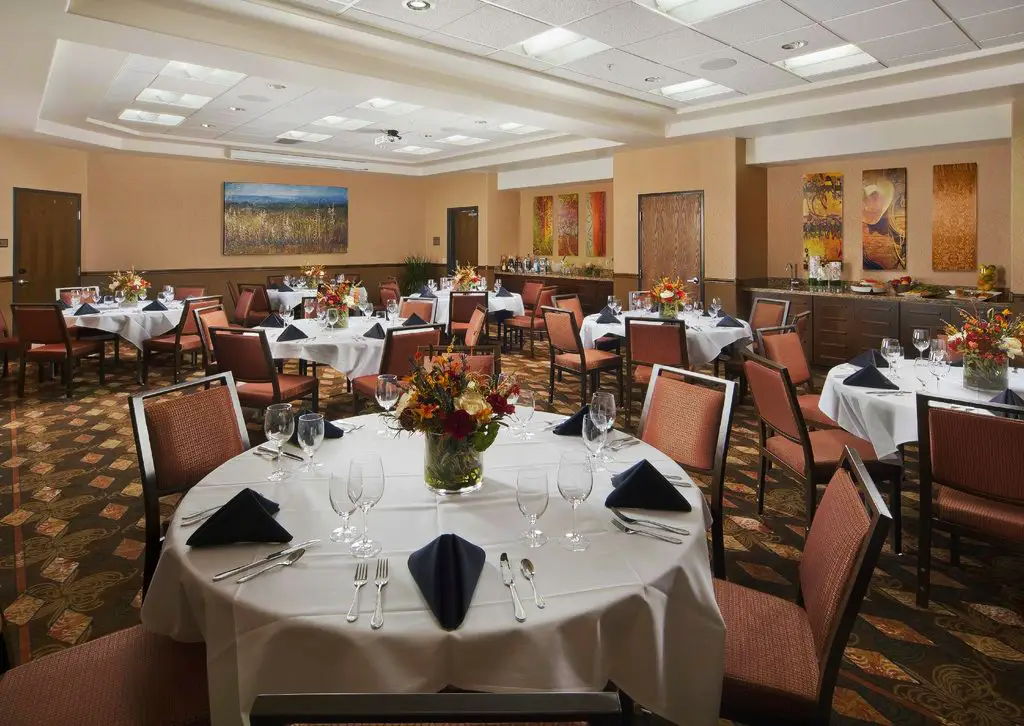The banquet room at the 8th Street at the Ivy